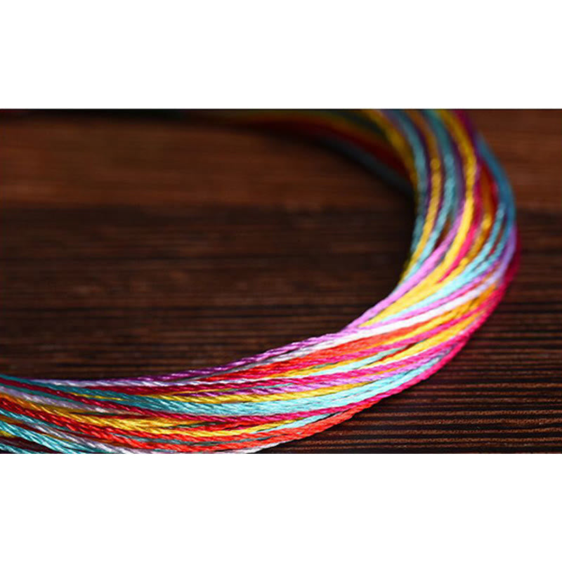 Fortune Jewel Tibetan Handmade Five Colorful Thread Dragon Boat Festival Protection Adult Child String Bracelet