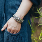 Fortune Jewel Fortune Jewel Koi Fish Lotus Luck Wealth Bracelet Bangle