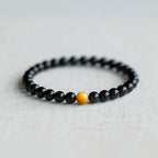 Fortune Jewel Natural Rainbow Obsidian Tiger Eye Positive Love Bracelet