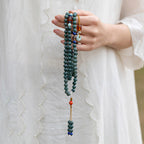 Fortune Jewel 108 Beads Bodhi Seed Blessing Meditation Bracelet Mala