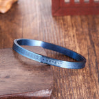 Fortune Jewel Titanium Steel Blessing Bracelet Bangle