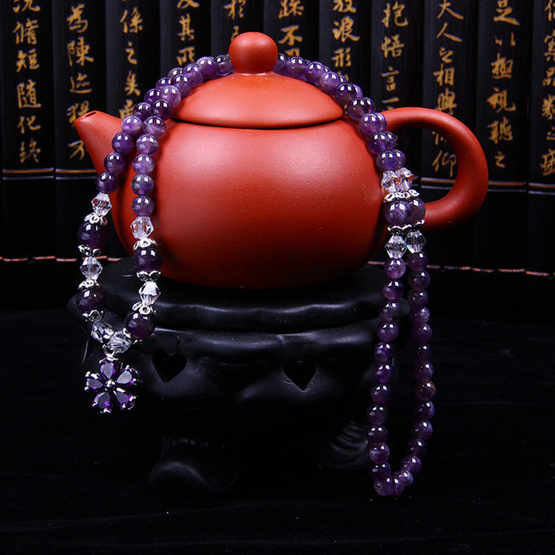 Fortune Jewel Tibetan Amethyst Blessing Bracelet