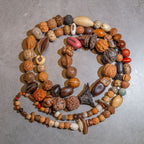 Fortune Jewel 108 Mala Beads Bodhi Seed Luck Wealth Bracelet Wrist Mala