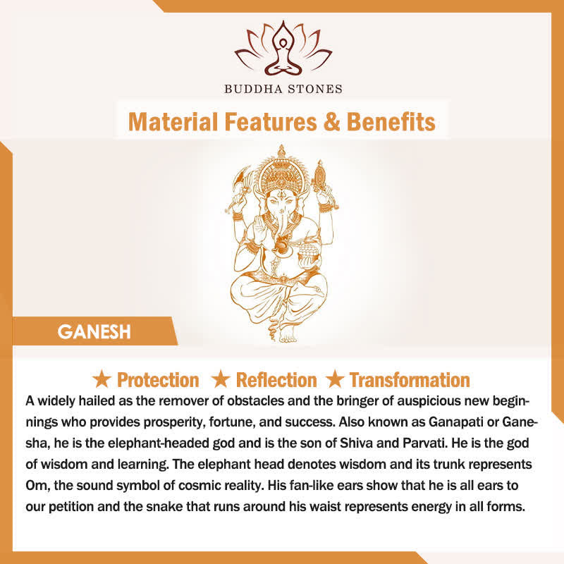 Fortune Jewel Pure Tin Ganesh Ganpati Elephant Protection Amulet Necklace Pendant