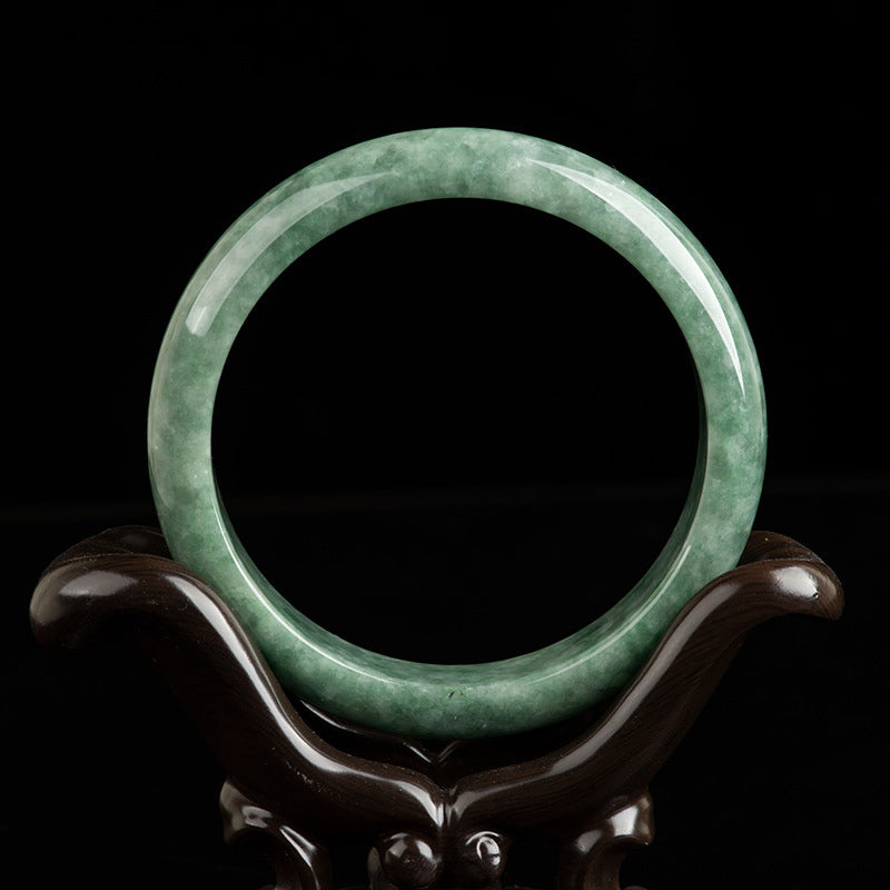 Fortune Jewel Natural Jade Luck Wealth Bangle Bracelet