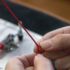 Fortune Jewel Cinnabar Blessing Red String Golden Infinity Symbol Bracelet Anklet