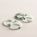 Fortune Jewel Natural Green Jade Luck Abundance Ring