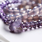 Fortune Jewel Natural Amethyst Crystal Meditation Healing Bracelet