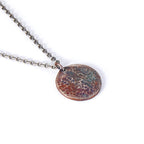 Fortune Jewel 990 Sterling Silver Yin Yang Water and Fire Balance Necklace Pendant Fortune Jewel