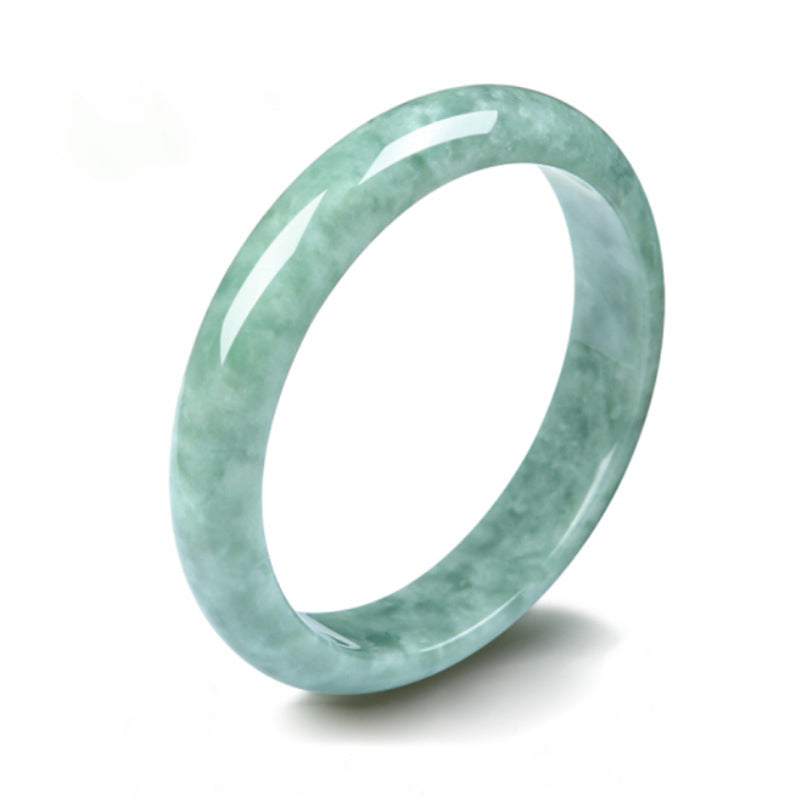 Fortune Jewel Natural Jade Prosperity Bangle Bracelet