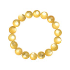 Fortune Jewel Natural Golden Lepidolite Protection Prosperity Bracelet