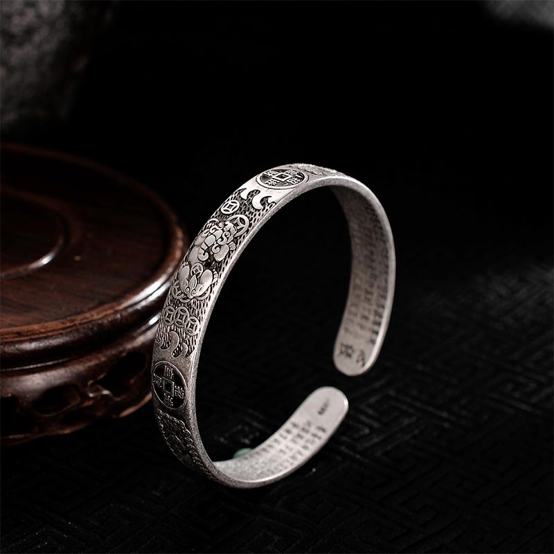 Fortune Jewel FengShui Lucky PiXiu Protection Adjustable Bracelet