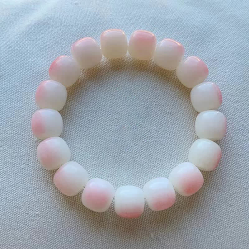 Fortune Jewel Natural Bodhi Seed Lovely Paw Lucky Cat Paw Peace Bracelet