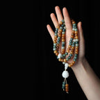 Fortune Jewel Bodhi Lotus Mala Harmony Necklace Bracelet Fortune Jewel