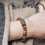 Fortune Jewel Tiger Eye Stone Copper Protection Bracelet