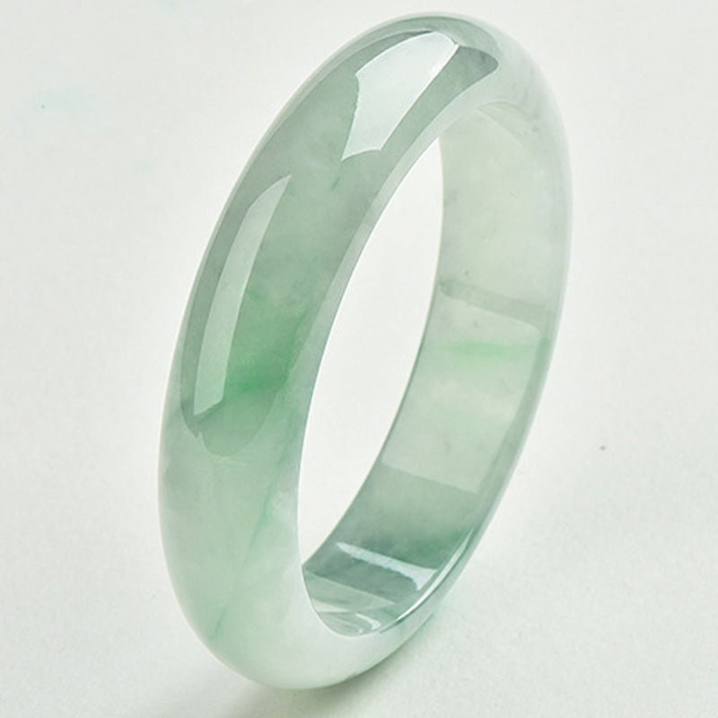Fortune Jewel  Natural Jade Prosperity Wealth Luck Bangle Bracelet