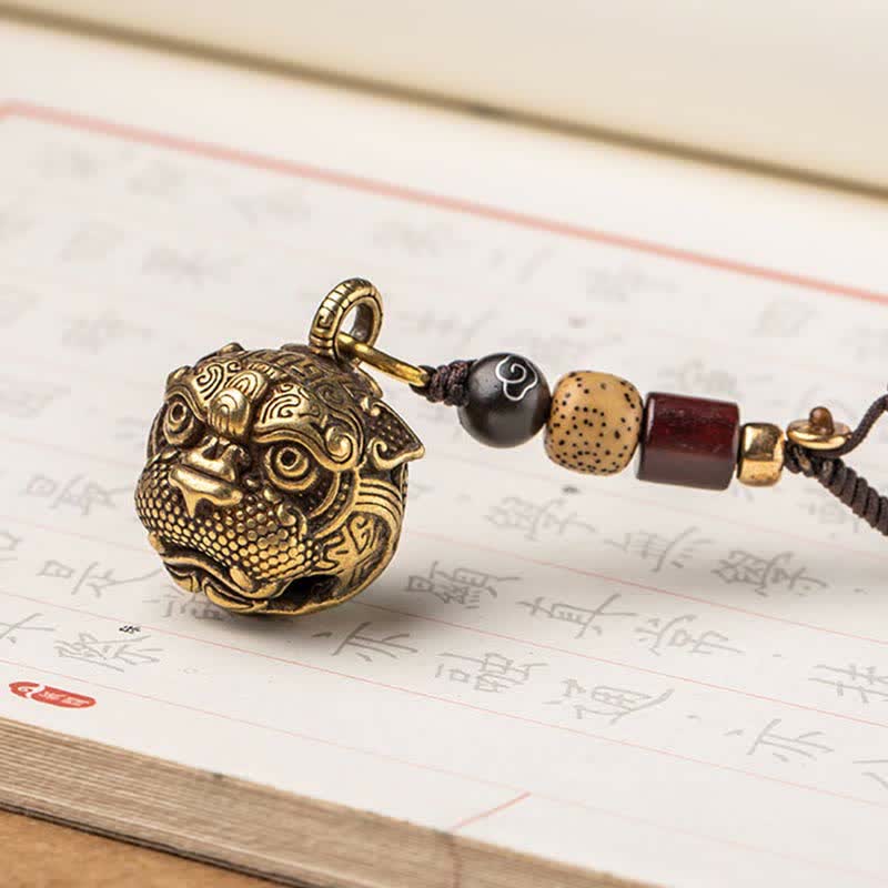 Fortune Jewel PiXiu Wealth Copper Key Chain