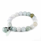 Fortune Jewel Natural Jade Pi Xiu Buddha Gourd Apple Success Bracelet