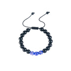 Fortune Jewel Black Obsidian Luminous Glowstone Strength Bracelet