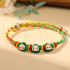 Fortune Jewel Colorful Rope Zongzi Pattern Luck Handmade Child Adult Bracelet