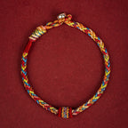 Fortune Jewel Handmade Dragon Boat Festival Luck Colorful Rope Child Adult Bracelet