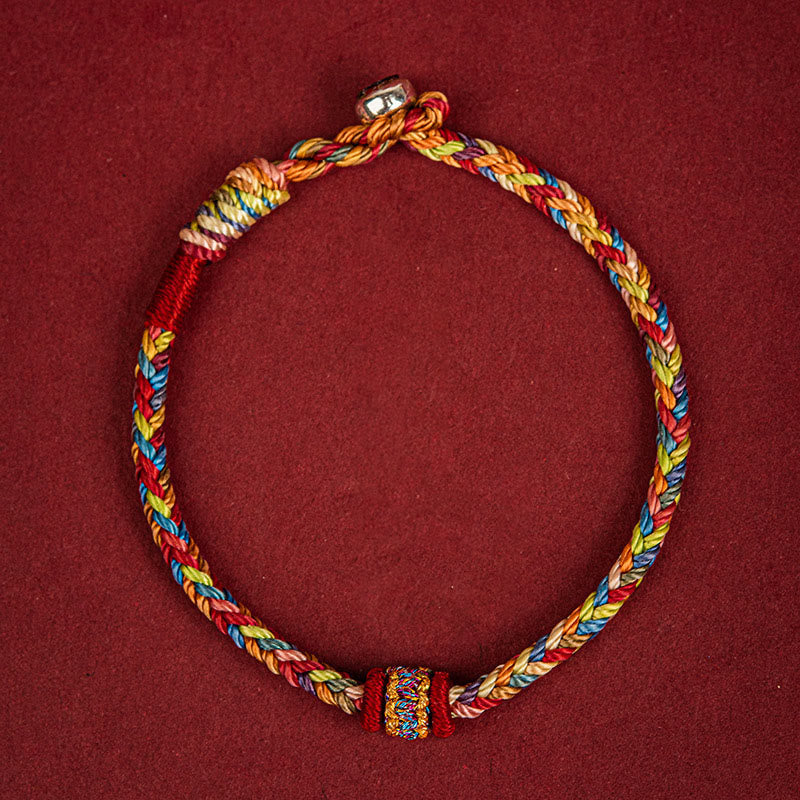 Fortune Jewel Handmade Dragon Boat Festival Luck Colorful Rope Child Adult Bracelet