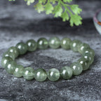 Fortune Jewel Natural Green Crystal Blessing Wealth Bracelet
