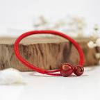 Fortune Jewel FengShui Lucky Red String Ceramic Bracelet