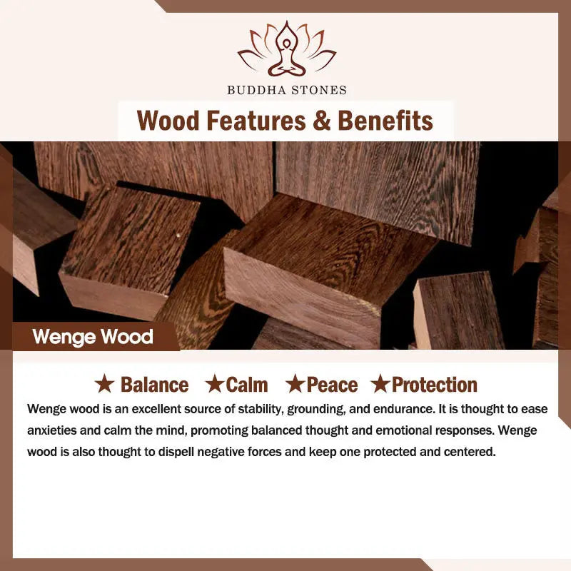 Fortune Jewel Wenge Wood Peace Buckle Balance Tranquility Pendant Necklace Fortune Jewel