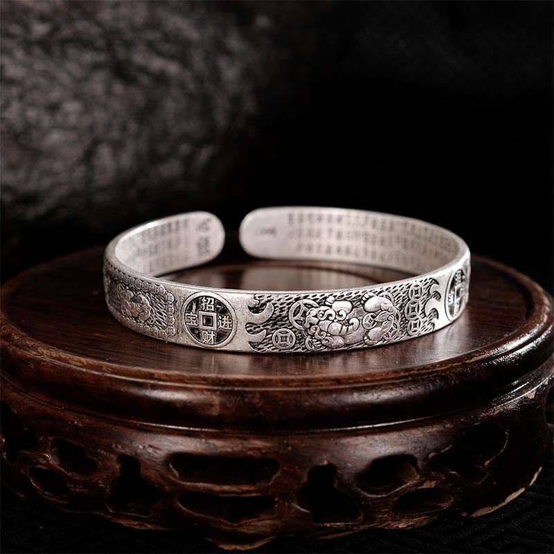 Fortune Jewel FengShui Lucky PiXiu Protection Adjustable Bracelet