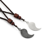 Fortune Jewel 990 Sterling Silver Yin Yang Balance Harmony Necklace Pendant Fortune Jewel