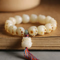 Fortune Jewel Cute Lucky Cat Bodhi Seed Cat Paw Harmony Bracelet