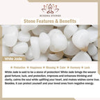 Fortune Jewel Laughing Buddha White Jade Luck Blessing Titanium Steel Chain Necklace Pendant Fortune Jewel
