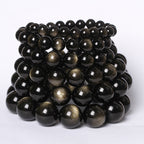 Fortune Jewel Tibetan Obsidian Purification Bracelet