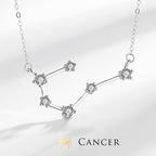 Fortune Jewel 925 Sterling Silver 12 Constellations of the Zodiac Astrology Blessing Necklace Pendant