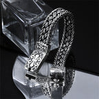 Fortune Jewel Retro Vine Totem Pattern Braided Healing Chain Bracelet
