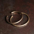 Fortune Jewel Rustic Design Copper Balance Adjustable Cuff Bracelet