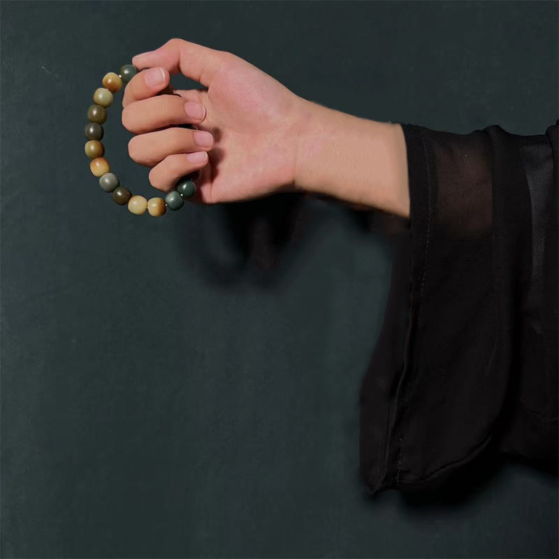 Fortune Jewel 108 Mala Beads Bodhi Seed Peace Wisdom Bracelet Wrist Mala Pocket Mala