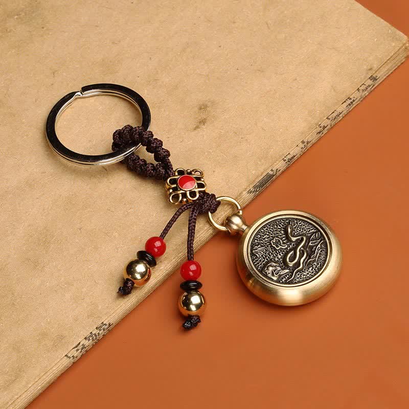 Fortune Jewel 12 Chinese Zodiac Blessing Wealth Fortune Keychain