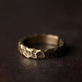Fortune Jewel Tibetan Bump Texture Design Copper Brass Luck Ring