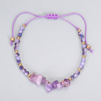 Fortune Jewel Amethyst Purify Knit Bracelet