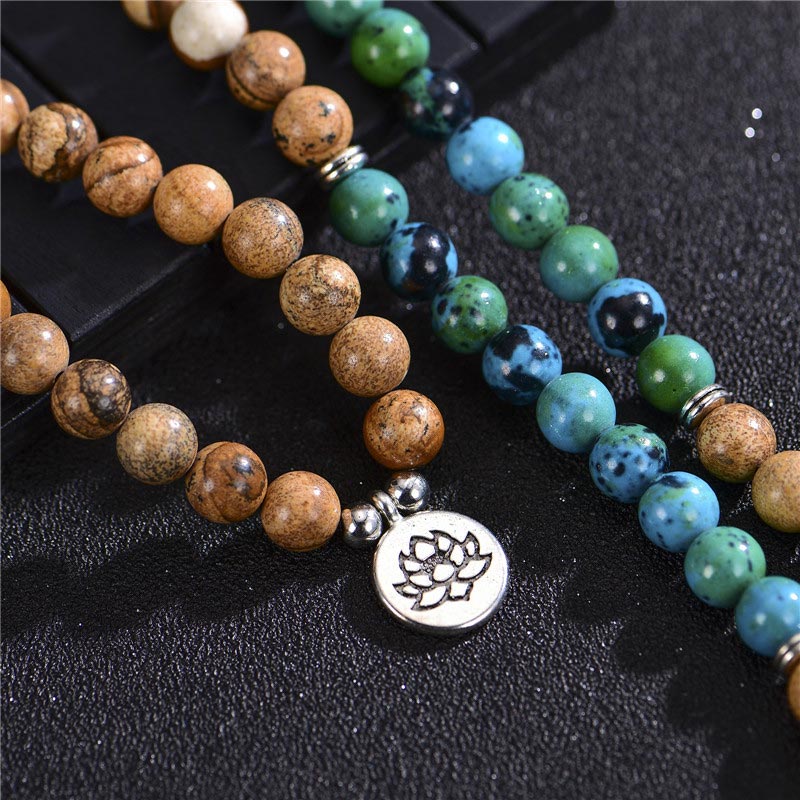 Fortune Jewel 108 Meditation Healing Multilayer Mala