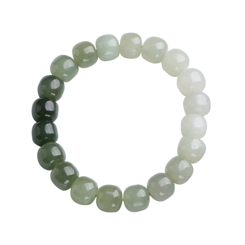 Fortune Jewel Gradient Jade Luck Blessing Bracelet