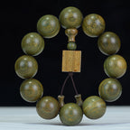 Fortune Jewel Tibetan Green Sandalwood Cure Bracelet