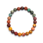 Fortune Jewel 108 Mala Beads Mookaite Emotional Growth Bracelet Tassel Necklace Pendant