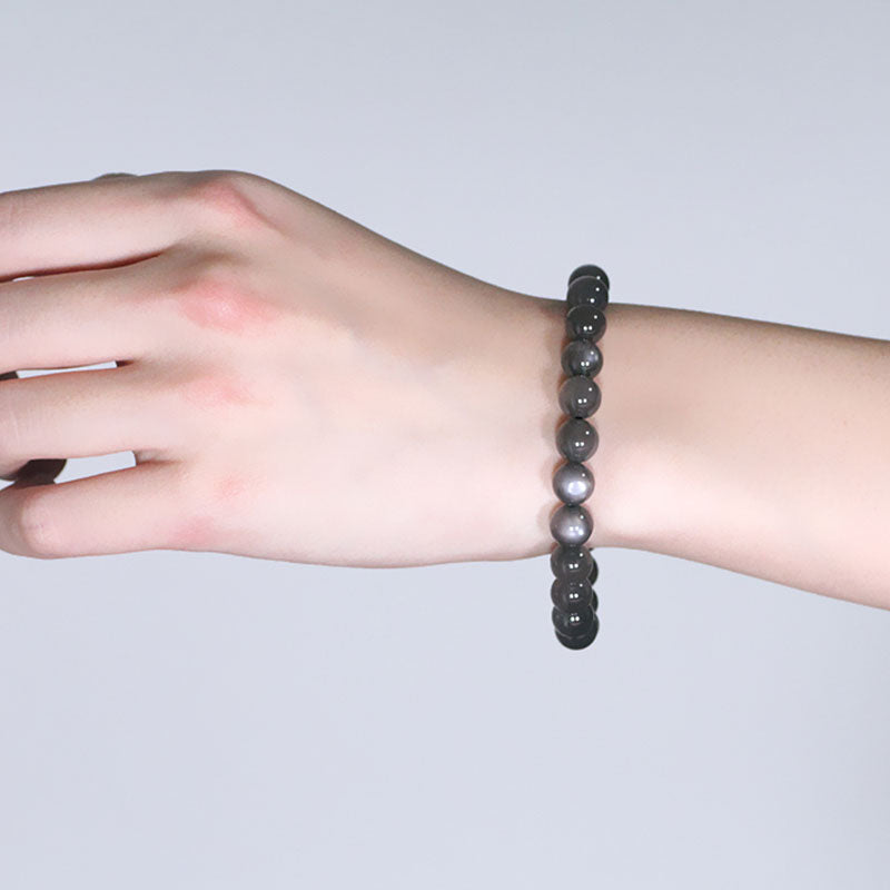 Fortune Jewel Natural Moonstone Positive Love Beads Bracelet