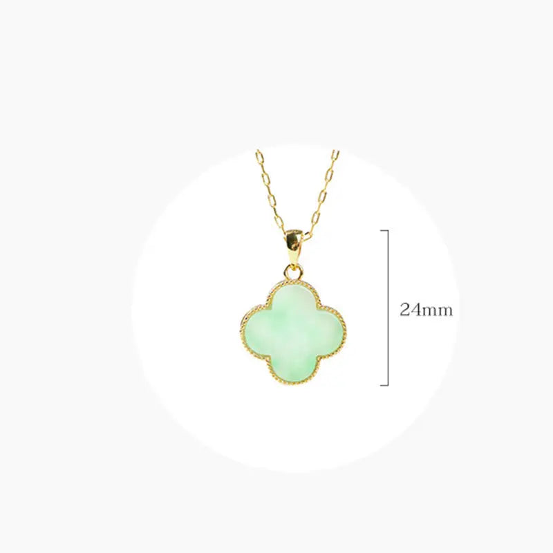 Fortune Jewel "May Luck and Joy Be With You" Jade Necklace Includes Gift Message Card Fortune Jewel