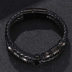 Fortune Jewel Layered Leather Weave Fortune Bracelet