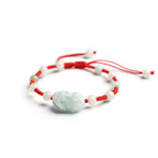 Buddha Stones Natural Jade PiXiu Luck Bracelet