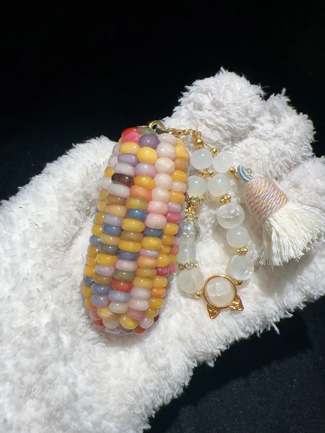 Milky Bloom Corn Charms – Pastel Fidget for Relaxation
